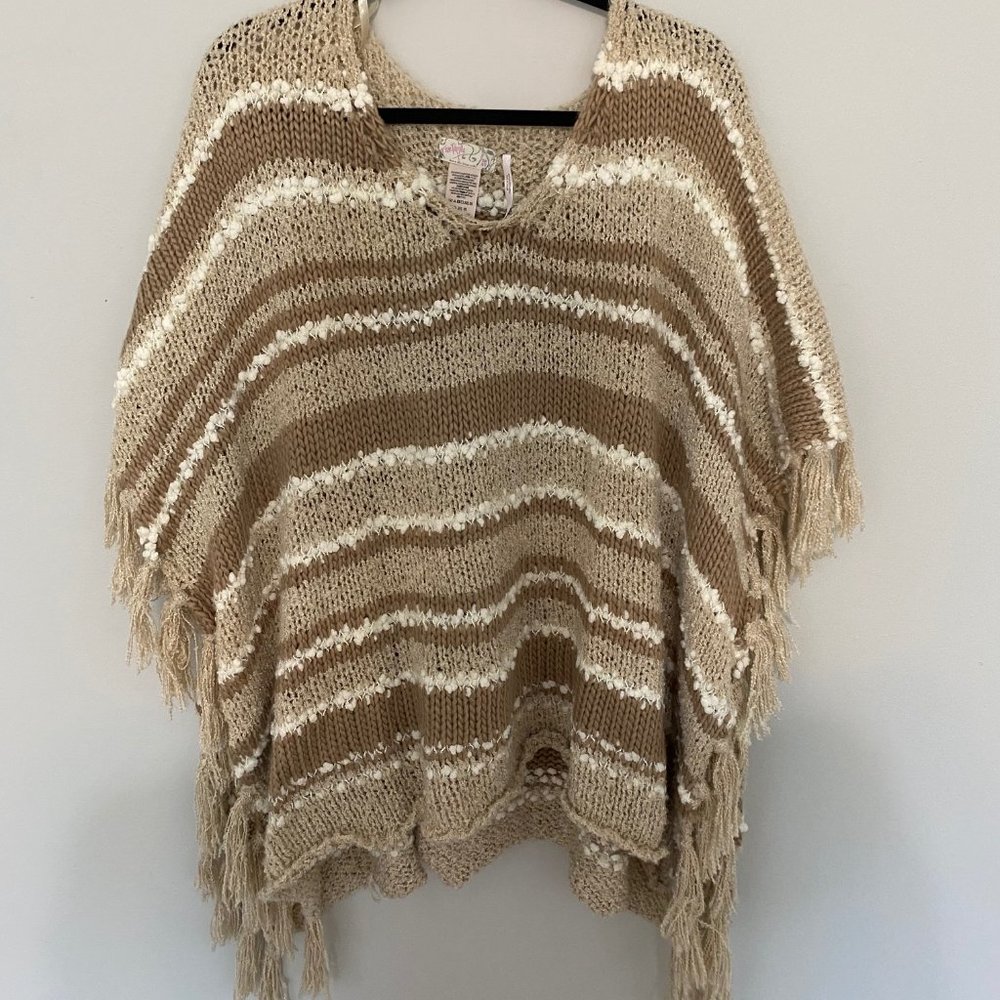 FREE PEOPLE oversized sweater poncho